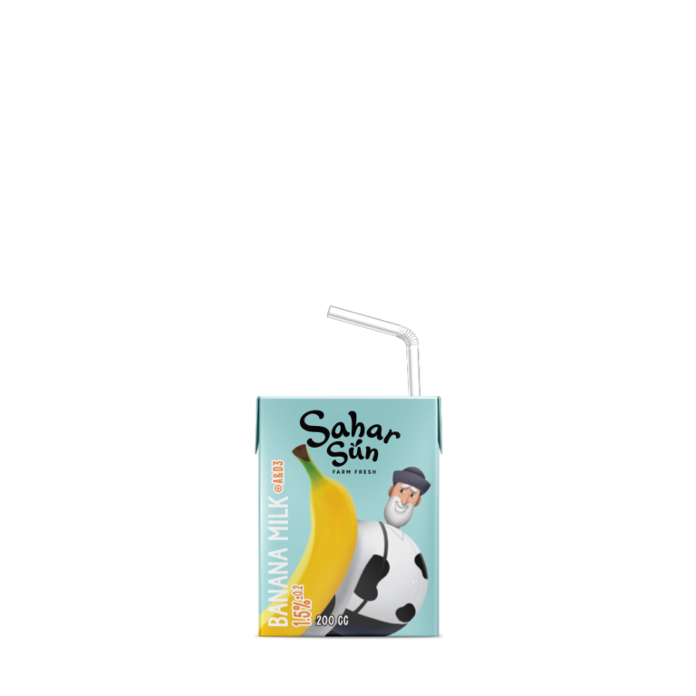 banana milk 200 CC - Sahar Sun Dairy